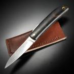 カスタムナイフ 古藤好視 折りたたみ式 真黒変わり杢 スピアポイント