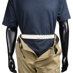 ショッピングベルト HEROs PRIDE インナーベルト シャツずれ防止 スポーツベルト ラバー製 7186 [ Mサイズ / ホワイト ]