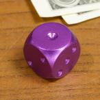  носорог koro круг угол aluminium сплав производства кости 16mm [ лиловый ]....dice.... край нет фаска 