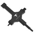 NOVEL ARMS мульти- tool полимер производства звездообразный ключ / регулировка ключ / аккумулятор колпак устройство открывания c функцией no-be искусственная приманка mz