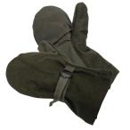 ドイツ軍放出品 防寒ミトン シューティンググラブ コットン製 OD [ サイズ2 / 良い ] 独軍放出品 射撃用手袋
