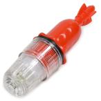ストロボライト LED 点滅灯 単1電池使用 [ レッド / D_(単一電池_1本) ] フラッシャー 自動点滅灯 工事用点滅灯