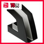 (まとめ) ソニック ファイルボックス 仕切板付 A4タテ 背幅107mm ブラック FB-708-D 1個 〔×5セット〕