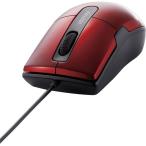 Yahoo! Yahoo!ショッピング(ヤフー ショッピング)バッファロー（サプライ） 有線BlueLEDマウス 静音/3ボタン Mサイズ レッド BSMBU26SMRD