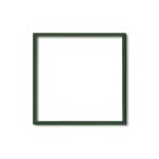 〔角額〕木製正方額・壁掛けひも 5767 350角(350×350mm)「グリーン」