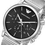 エンポリオアルマーニ EMPORIO ARMANI ケープランド クロノ クオーツ メンズ 腕時計 AR1811 ブラック