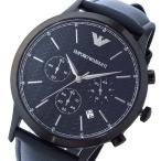 エンポリオアルマーニ EMPORIO ARMANI クロノ クオーツ メンズ 腕時計 AR2481 ブラック ブラック