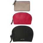 カルバンクライン Calvin Klein ポーチ 3点セット レディース K60K602555-001 ブラック/ピンク/ベージュ ブラック