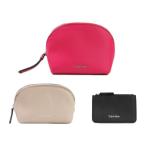 カルバンクライン Calvin Klein ポーチ 3点セット レディース K60K602555-640 ブラック/ピンク/ベージュ ブラック