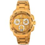 ヴェルサーチ VERSACE ディロス クロノ クオーツ メンズ 腕時計 VQC040015 ゴールド