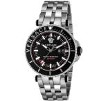 ヴェルサーチ VERSACE V-RACEDIVER クオーツ メンズ 腕時計 VAK030016 ブラック ブラック
