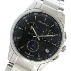 カルバンクライン Calvin Klein クロノ クオーツ メンズ 腕時計 K5A27141 ブラック ブラック
