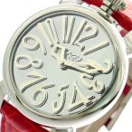 ガガミラノ GAGA MILANO 腕時計 メンズ レディース 5220MIR01-RED クォーツ シルバー レッド シルバー