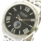 ヴェルサス ヴェルサーチ VERSUS VERSACE 腕時計 メンズ SOV02 0015 クォーツ ブラック シルバー ブラック