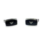 エンポリオアルマーニ EMPORIO ARMANI カフスボタン メンズ EGS1728040 シルバー ブラック ブラック