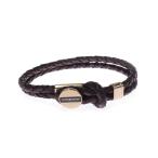 エンポリオアルマーニ EMPORIO ARMANI ブレスレット メンズ レディース EGS2177221 ダークブラウン ピンクゴールド