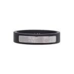 カルバンクライン CALVIN KLEIN ロゴプレート リング 指輪 US10 メンズ KJ7QBR280110 ブラック シルバー