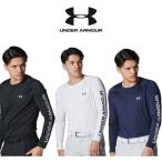アンダーアーマー UAヒートギア フィッティド ノベルティ ロングスリーブ クルーネック インナーシャツ ゴルフ メンズ UPF40 6001245 送料無料 あす楽 あすつく