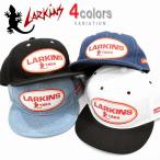 LARKINS ラーキンス ロゴ刺繍 ベースボールキャップ 帽子 メンズ レディース ユニセックス キャップ ブランドロゴ 定番 LKTM-103