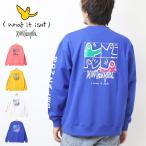 ショッピングIT What it isNt ART BY MARK GONZALES マークゴンザレス 袖 バックプリント スウェットシャツ 裏起毛 トレーナー ユニセックス 送料無料 2H7-63343