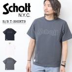 ショッピングschott Schott ショット ベーシックロゴプリント 半袖Tシャツ 半T メンズ 送料無料 782-4934002