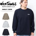 ショッピングIS WILD THINGS ワイルドシングス クルーネックスウェットシャツ 裏毛 トレーナー メンズ 送料無料 WT25133IS