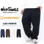 ショッピングコーデュロイ WILD THINGS ワイルドシングス コーデュロイ ラックスパンツ イージーパンツ メンズ ボトムス ワイシン 送料無料 WT25165SK