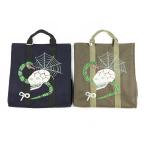 WEIRDO SKULL & SNAKE - TOTE BAG ウィアード トートバッグ/GLADHAND/グラッドハンド/GANGSTERVILLE/ギャングスタービル/OLD CROW/オールドクロウ