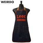 ウィアード デニム エプロン WEIRDO LOOK INVADING - DENIM APRON GLADHAND グラッドハンド GANGSTERVILLE ギャングスタービル OLD CROW オールドクロウ