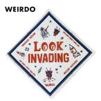 ウィアード バンダナ WEIRDO LOOK INVADING - BANDANA GLADHAND グラッドハンド GANGSTERVILLE ギャングスタービル OLD CROW オールドクロウ