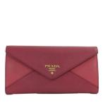  Prada safia-no длинный кошелек /1MH037/IBISCO+PEONI( темный розовый серия )/PRADA на следующий день рассылка возможно /207600