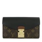 Louis Vuitton монограмма *porutofoiyupalas* длинный кошелек /M58415/nowa-ru( Brown × черный )/LOUIS VUITTON на следующий день рассылка возможно /207721