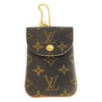 ショッピングLOUIS LOUIS VUITTON ルイヴィトン モノグラム・エテュイテレフォンヌ・バッグチャームバッグアクセサリー/M66546/ブラウン/翌日配送可/b250917/590855
