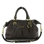  Coach 2WAY ручная сумочка * кожа /F15445/ Brown × Gold /COACH на следующий день рассылка возможно /207895