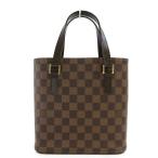  прекрасный товар * Louis Vuitton Damier *va Van PM* ручная сумочка /N51171/eben( Brown )/LOUIS VUITTON на следующий день рассылка возможно /208417