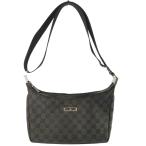 ショッピングリファ GUCCI グッチ GGキャンバス・ショルダーバッグ ワンショルダーバッグ ハンドバッグ シルバー金具/35098/ブラック/翌日配送可/b251018/594236