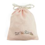  Hermes POCHON LINGE PM ADADA шланг узор * мешочек ручная сумочка /102625M01/ rose сирень s( розовый )/HERMES на следующий день рассылка возможно /208406