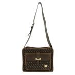  Gucci сигнал z bit рисунок сумка на плечо / темно-коричневый × красный × слоновая кость /GUCCI на следующий день рассылка возможно /207370