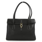  Salvatore Ferragamo gun chi-ni* большая сумка * кожа /AB-21/3387/ черный /Salvatore Ferragamo на следующий день рассылка возможно /207371