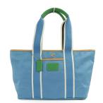  Coach Hampton z* we k end маленький * большая сумка /1894/ голубой × зеленый × бежевый /COACH на следующий день рассылка возможно /207865