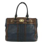  Sazaby большая сумка / темно-синий × Brown × Gold /SAZABY на следующий день рассылка возможно /208444