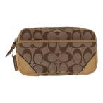 Yahoo! Yahoo!ショッピング(ヤフー ショッピング)コーチ シグネチャー・ウエストポーチバッグ/ベージュ/COACH 翌日配送可/b200204/328621