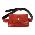 Yahoo! Yahoo!ショッピング(ヤフー ショッピング)セリーヌ カーフレザー・ウエストポーチ・ベルトバッグ/レッド/ゴールド/ブラック/CELINE 翌日配送可/レディース/RF4/b201010/365488