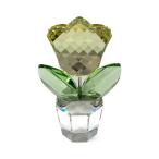 スワロフスキー クリスタル 置物イエロー チューリップ 雑貨/657110/イエロー×グリーン×クリア/SWAROVSKI 翌日配送可/レディース/b200707/349789