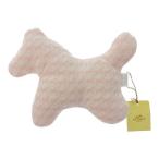 エルメス エルプルシュシュヴァルピクセルPM・ホースモチーフぬいぐるみ・ガラガラ/102487M/ホワイト/ピンク/HERMES 翌日配送可/RF4/b200725/352824