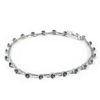 Yahoo! Yahoo!ショッピング(ヤフー ショッピング)カラーチェンジ 22P・合成アレキサンドライトブレスレット/K18WG/750-6.1g/AL2.50ct/中央宝石研究所/翌日配送可/219400