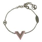 ルイヴィトン エセンシャルV・ブレスレット-6.3g/M63185/シルバー×ピンク/LOUIS VUITTON 翌日配送可/レディース/RF3/h200706/349088