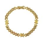 セリーヌ オールドセリーヌ・OLDCELINE・マカダム・トリオンフチェーンブレスレット-15.2g/ゴールド/CELINE /RF1/h200909/359296