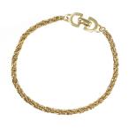 クリスチャンディオール チェーンブレスレット/合金/メッキ-5.5g/ゴールド/Christian Dior 翌日配送可/h220509/440305