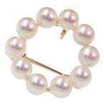 TASAKI（タサキ・田崎真珠） 10P・アコヤ真珠/Japan Pearl/養殖真珠・ラウンドフォルム・ブローチ/TASAKI PEARL 翌日配送可/h190706/295386